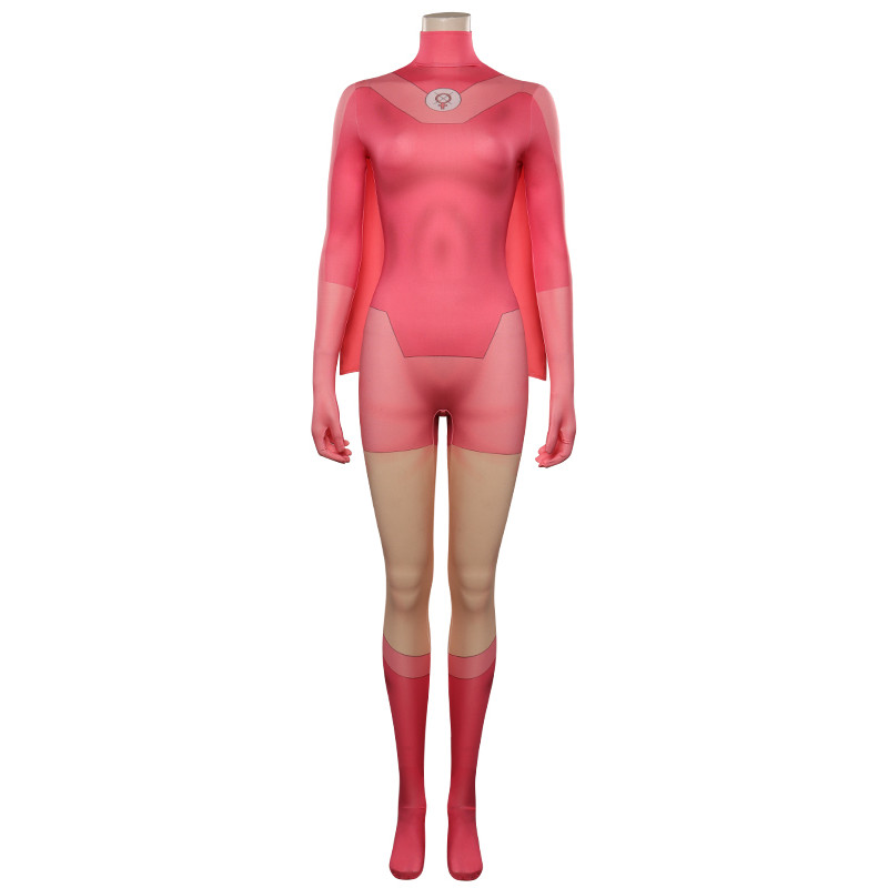 Invincible -Atom Eve คอสเพลย์เครื่องแต่งกาย Jumpsuit เสื้อคลุมชุด Halloween Carnival Suit