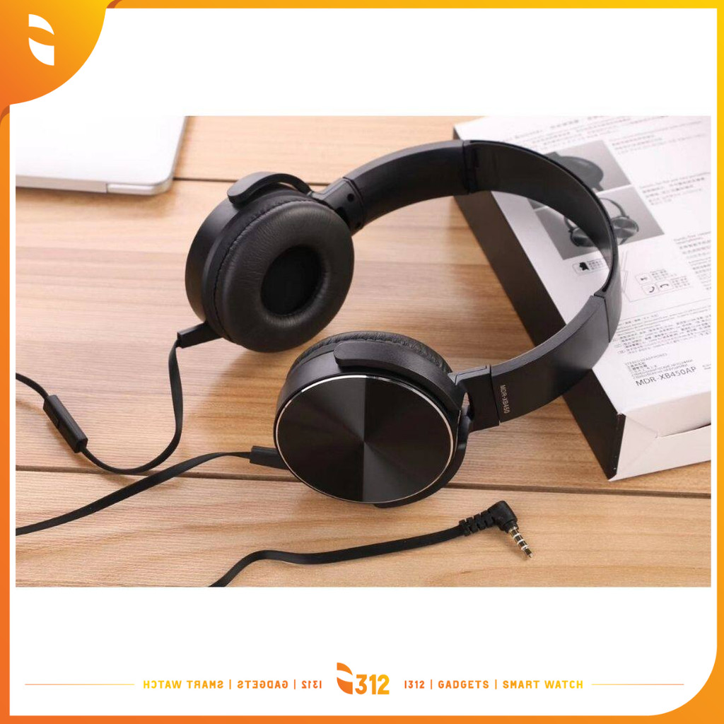 หูฟัง Extra Bass หูฟังครอบหู [งานอัพใหม่ดีกว่าเดิม] รุ่น 450AP Stereo Headphone 3.5 ใช้ได้กับทุกรุ่น