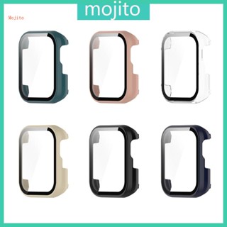 Mojito เคสป้องกันหน้าจอ PC สําหรับ Watch SE กันรอยขีดข่วน กันกระแทก ขอบเต็ม กันชนชิ้นเดียว