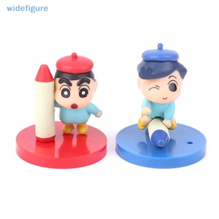 Widefigure 6 ชิ้น / เซต Kawaii ชินจัง ฟิกเกอร์อะนิเมะ วันเกิด ตกแต่ง ของเล่นเด็ก ตุ๊กตา ของสะสม คอสเพลย์ เด็กผู้หญิง เด็กผู้ชาย ของขวัญเด็กดี