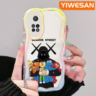 เคสโทรศัพท์มือถือแบบนิ่ม ใส กันกระแทก ลายการ์ตูน Sesame Street สําหรับ Xiaomi 10T Pro Poco F3 Poco F4 Redmi K50 K40 Pro K40s