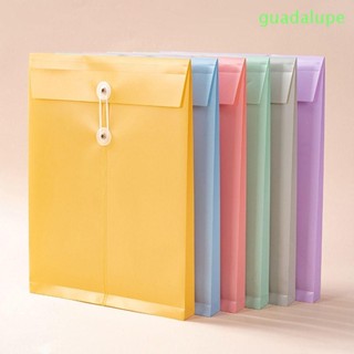 Guadalupe แฟ้มจัดระเบียบ ขนาด A4 5 สี กันน้ํา ขนาดใหญ่ สําหรับจัดระเบียบเอกสาร เครื่องเขียน