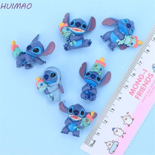 Huimao ตุ๊กตาฟิกเกอร์ PVC รูปการ์ตูน Stitch ของขวัญ สไตล์ญี่ปุ่น