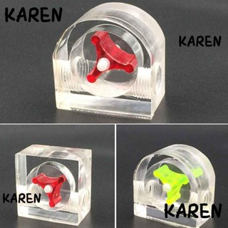 Karen เครื่องวัดการไหลของน้ํา PC ทนทาน ติดตั้งง่าย 2 ทาง G1/4