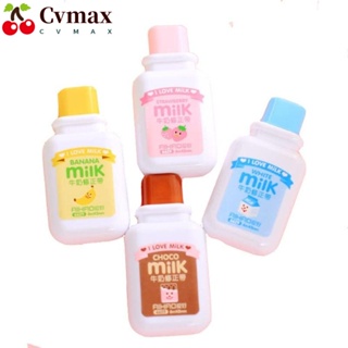 Cvmax ชุดเทปลบคําผิด เพื่อความสวยงาม สีขาว เติมได้ สําหรับสํานักงาน 4 ชิ้น