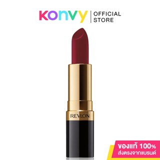 REVLON Matte Lipstick 4.2g ลิปสติกเนื้อแมทนุ่มลื่น เรฟลอน เม็ดสีสดชัด เกลี่ยง่าย ติดทนนาน.