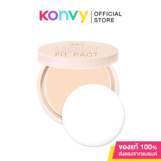 In2it Light Fit Pact 2-Way Powder SPF25 PA+++ 5g #LFP201-s soft อินทูอิท แป้งบาลานซ์ผิว เพื่อผิวเนียนเป็นธรรมชาติ.