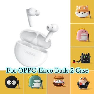 【Ĕϟ】เคสหูฟัง แบบนิ่ม ลายการ์ตูน สําหรับ OPPO Enco Buds 2 OPPO Enco Buds 2