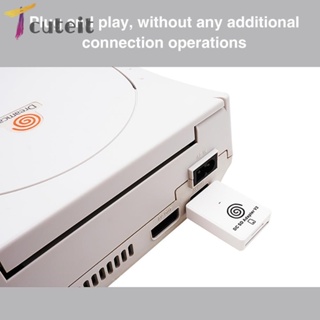 Tcuteit อะแดปเตอร์การ์ดรีดเดอร์ SD Card Reader สําหรับ Sega DC Dreamcast Game Player TF Card