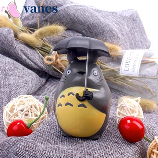 Vanes1 ตุ๊กตาฟิกเกอร์การ์ตูน Totoro พร้อมร่ม สําหรับตกแต่งปาร์ตี้