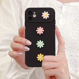 เคสซิลิโคนนิ่ม ลายดอกไม้ 3D กันกระแทก สําหรับ iPhone 11 12 13 14 15 Pro MAX 11Pro 13Pro X XR XS MAX 7 8 Plus SE 2020 2022