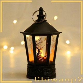 [Chiwanji2] โคมไฟ LED รูปฟักทอง ไร้เปลวไฟ สําหรับแขวนตกแต่งปาร์ตี้ฮาโลวีน