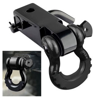 YiChe Shackle Hitch Receiver Strong Steel High Strength PU Sound Insulation D Ring for Off Road Succor