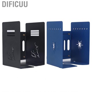 Dificuu 4Pcs Bookends Retractable Metal Desktop  Book Stand Storage Folder New