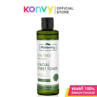 Plantnery Tea Tree First Toner 250ml แพลนท์เนอรี่ โทนเนอร์ที ทรี สูตรช่วยลดสิว ควบคุมความมัน รูขุมขนกระชับ.