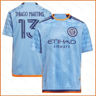 Fb MLS Thiago Martins New York City FC Jersey เสื้อยืด แขนสั้น พลัสไซซ์ สําหรับเล่นกีฬา ฟุตบอล