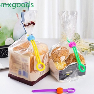 Mxgoods คลิปซิลิโคนซีลถุงขนม แบบพกพา ใช้ซ้ําได้ กันรั่ว รักษาความสด