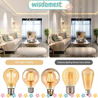 WISDOMEST ใหม่ หลอดไฟ LED 2700K สีน้ําตาล