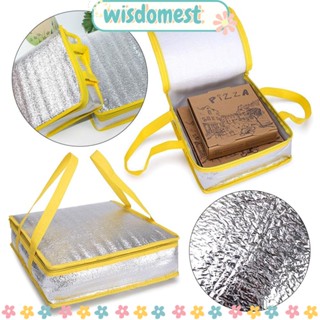 Wisdomest กระเป๋าเก็บความเย็น เครื่องดื่ม พิซซ่า แบบพับได้