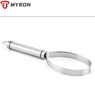 Myron เครื่องปอกเปลือกผลไม้ แตงโม สเตนเลส สีเงิน ทนทาน ประหยัดแรง ทนทาน สําหรับห้องครัว