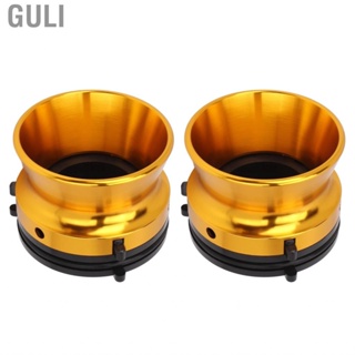 Guli 1 Pair 10 Inch Opener Universal Polished Aluminum NAB Hub Adapters for Studer ReVox Akai Teac