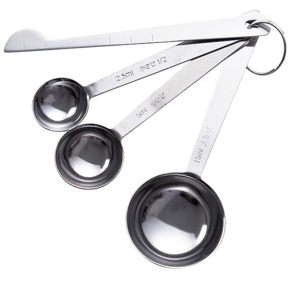 ชุดช้อนตวงสแตนเลส STAINLESS MEASURING SPOON SET