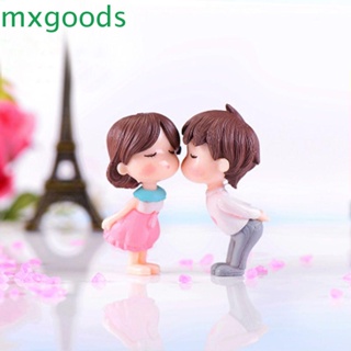 Mxgoods ฟิกเกอร์คู่รักน่ารัก ขนาดเล็ก สําหรับตกแต่งบ้าน สวน DIY