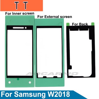  เทปกาวสติกเกอร์ หน้าจอ LCD กันน้ํา แบบเปลี่ยน สําหรับ Samsung Galaxy W2018