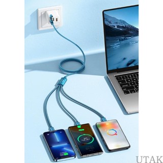 Utake สายชาร์จ USB Type C ความเร็วสูง รองรับ 100W ชาร์จเร็ว