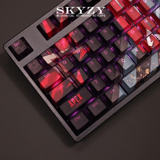 Apex Legends Keycaps Cherry Profile อะนิเมะ PBT Dye Sub คีย์บอร์ดเครื่องกล Keycap