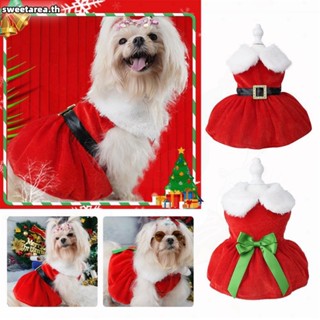 Christmas Pet Santa Claus Suit Costumes Dog Cats Puppy Jumpsuit Hoodies Clothes