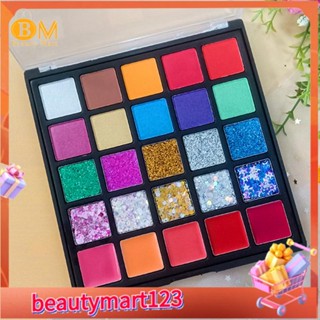 【BM】อายแชโดว์ชิมเมอร์ เนื้อแมตต์ 25 สี สําหรับผู้หญิง (1 กล่อง)