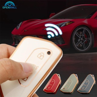 Openmall เคสกุญแจรีโมทรถยนต์ TPU สําหรับ VW Golf 8 J4R9