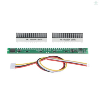 32 Level Indicator VU Meter Audio Level Meter Stereo Amplifier Adjustable Light Speed Board Module with AGC Mode