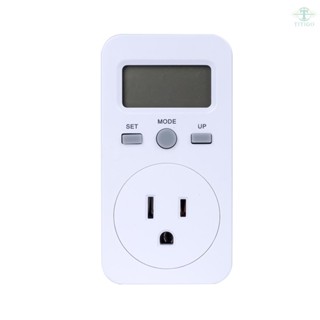 Digital Power Meter Plug-in Socket Electric Wattmeter Energy Monitor Meter LCD Display Household Measuring Socket Analyzer