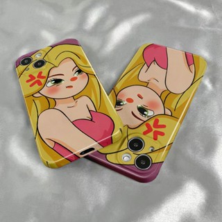 เคสโทรศัพท์มือถือ ลาย Angry Blonde สําหรับ Apple Iphone 15 14 13pro 12 11xsmax xr 7 8p EXN7