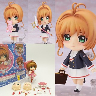 การ์ด Captor SAKURA KINOMOTO SAKURA Nendoroid #918 #400 ชุดเครื่องแบบนักเรียน ฟิกเกอร์แอกชัน น่ารัก สําหรับสะสม