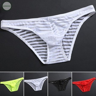 GORGEOUS~Men Fishnet Bulge Pouch Bikini Briefs See Through G-String Thong Underwear