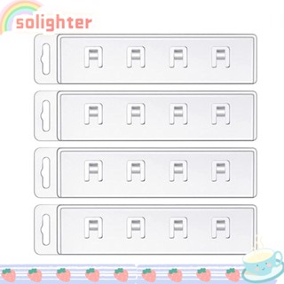 Solighter ที่ใส่บัตรประจําตัว แบบพลาสติกใส 10 ชิ้น สําหรับสํานักงาน