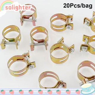 Solighter แคลมป์ยึดท่อโลหะ สําหรับซ่อมแซมฮาร์ดแวร์ 20 ชิ้น