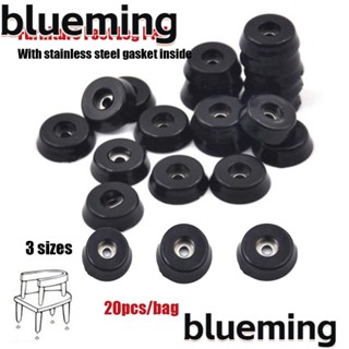 Blueming2 แผ่นรองขาเฟอร์นิเจอร์ กันลื่น ขนาด 18x15x5 มม.14X11X9 มม.11X9X6 มม. 20 ชิ้น