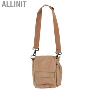 Allinit Dog Training Bag  Pet Training Belt Bag Canvas Single Shoulder Crossover Dual Use Convenient Large  Dirty Resistant for Snacks Park