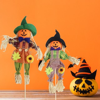 Halloween_ หุ่นไล่กา หลากสีสัน สําหรับตกแต่งสวน ฮาโลวีน