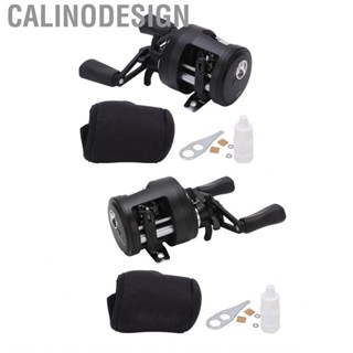 Calinodesign Metal Drum Fishing Reel  Low Noise High Speed Smooth Performance 6.2: 1 Gear Ratio Lightweight Powerful for Stream