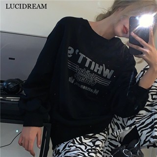 LUCIDREAM เสื้อกันหนาว เสื้อฮู้ด มีชีวิตชีวา New Style ดูสวยงาม ทันสมัย A98J2B437Z230911