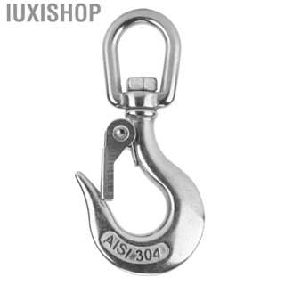 Iuxishop 150/350/650/1000KG Stainless Steel Swivels Eye Lifting Hook Silver