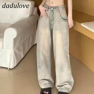 DaDulove💕 New American Ins High Street Retro Jeans Niche High Waist Loose Wide Leg Pants plus Size Trousers