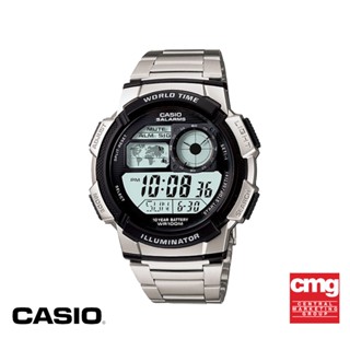 CASIO นาฬิกาข้อมือ CASIO รุ่น AE-1000WD-1AVDF วัสดุสเตนเลสสตีล สีดำ