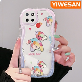 เคสโทรศัพท์มือถือใส แบบนิ่ม ลายหมี Nice Day กันกระแทก สําหรับ Realme C12 C15 C21 C25 C25s Narzo 20 Narzo 30A Narzo 50A