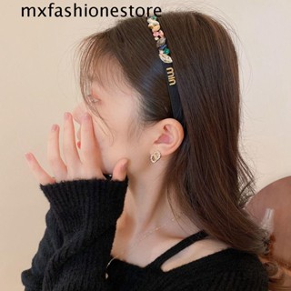 Mxfashione ที่คาดผม ที่คาดผม หรูหรา หวานแหวว วินเทจ ออกแบบเฉพาะ สาว ของขวัญ พลอยเทียม ย้อนยุค เครื่องประดับผม ที่คาดผม